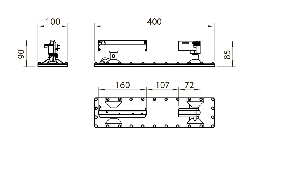 Габаритный чертёж Ритейл-Х-5-1 Track